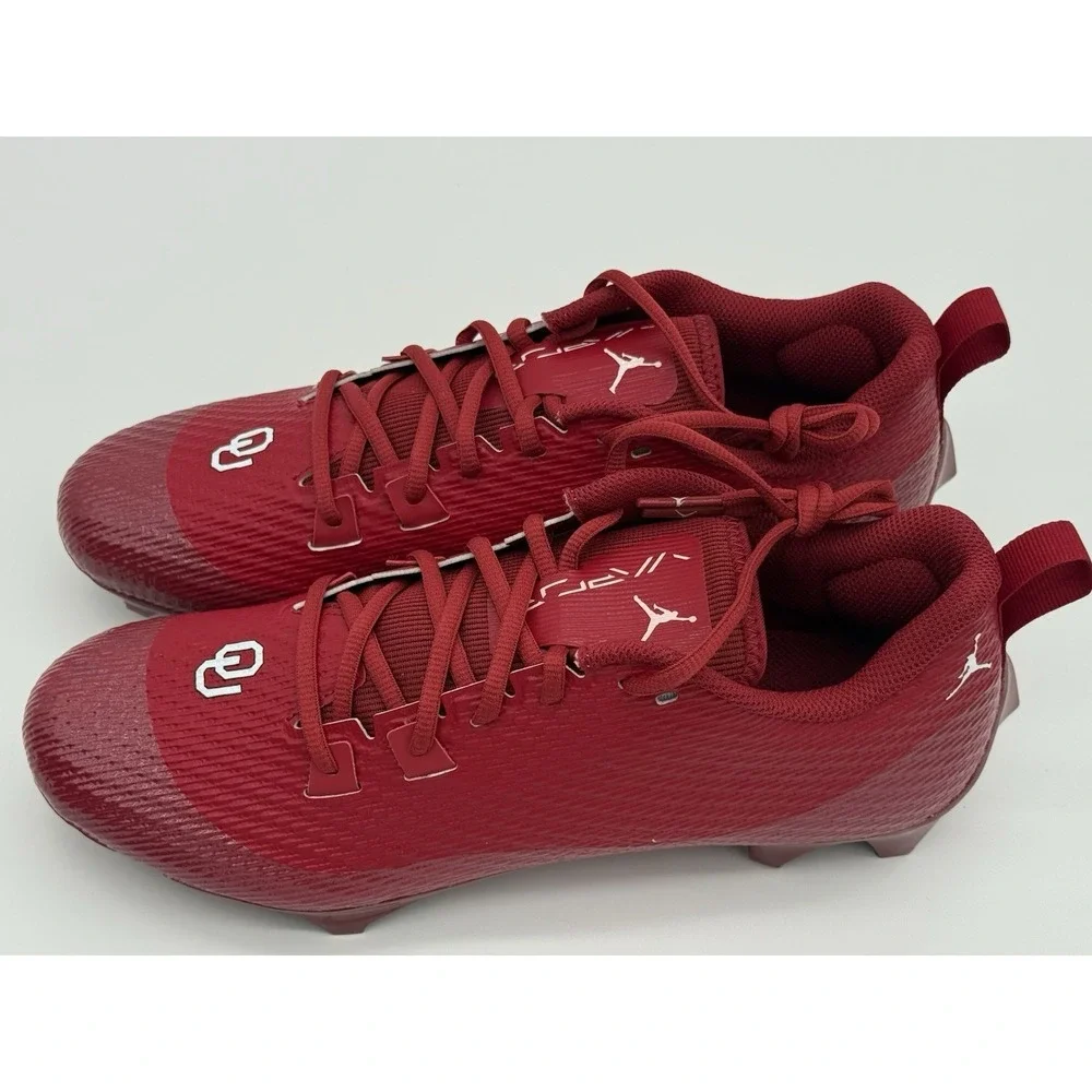 Size 10- Jordan Vapor Edge Speed 360 2 Oklahoma Sooners PE FJ5715-600 No Box Lid
